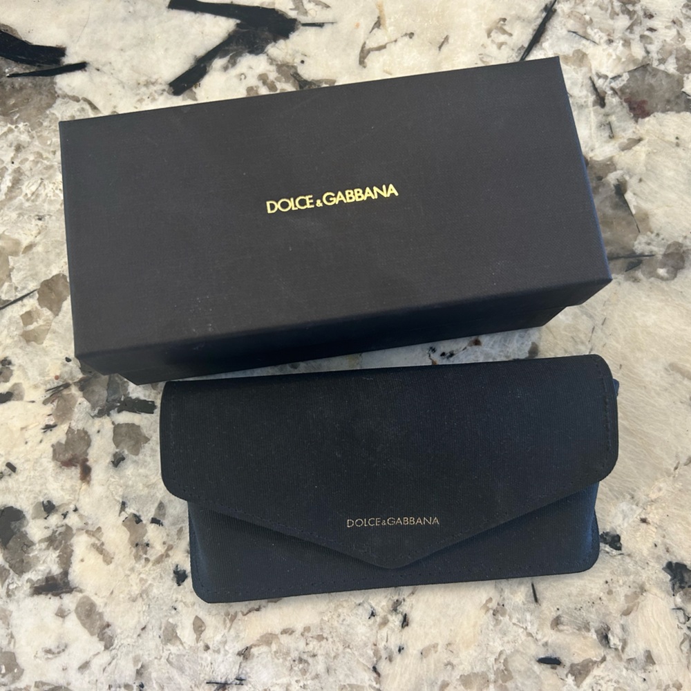 Dolce & Gabbana Eyeglass Box and Eyeglass case.